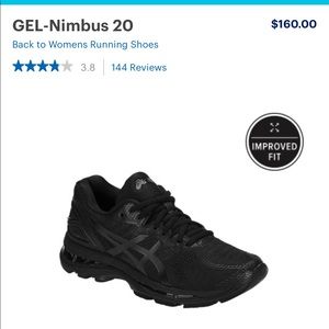 ASICS gel nimbus 20 size 8 women sneakers